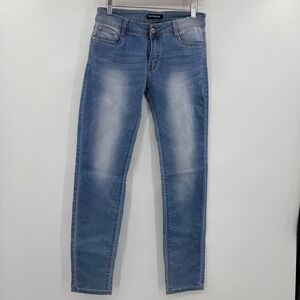 P&P Premium Women Skinny Jeans Medium Wash Blue Stretch‎ Denim Size 7